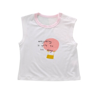 婴儿背心男宝夏季薄款衣服夏天打底无袖护肚子小月龄宝宝吊带上衣