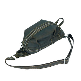 疯马皮胸包男士复古头层牛皮胸包单肩斜跨小旅行包单反相机包