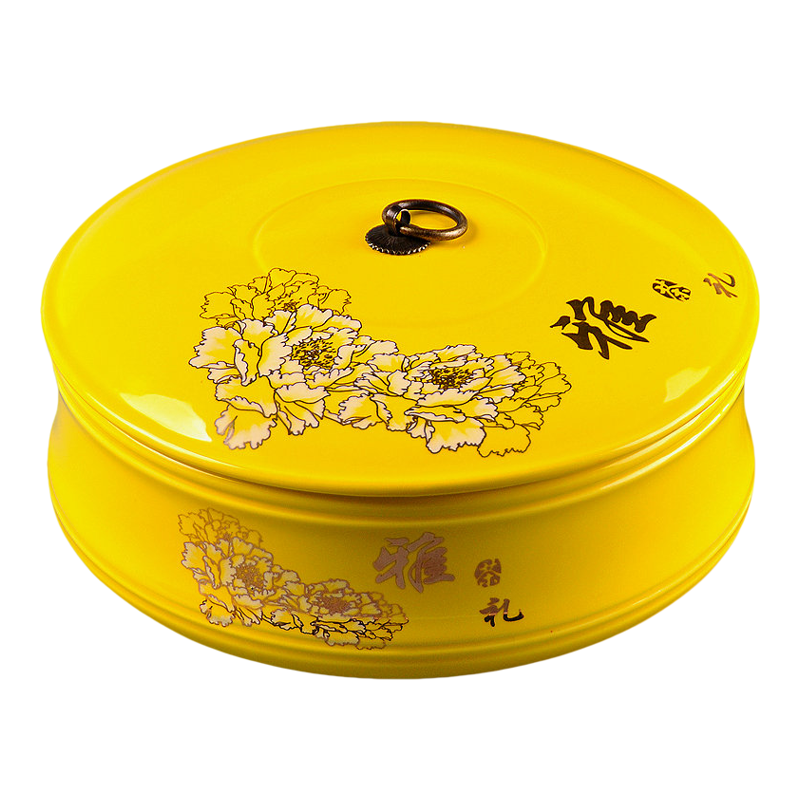 万瓷朝宗多色普洱茶叶罐