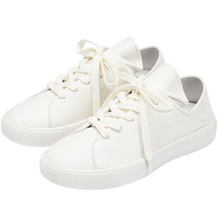 73hours女鞋漫步海岸线2025年春季新款厚底老钱风运动休闲小白鞋