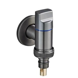 双控双开出水洗衣机角阀一进二出马桶洗龙头家通用口自动止水阀