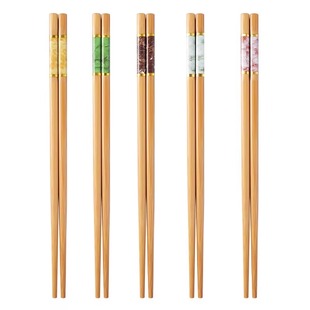 分餐家庭高档竹快子餐具套装筷子家用成人防霉防滑一人一筷分色