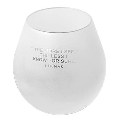 IDEMAK不倒翁磨砂玻璃杯洋酒杯
