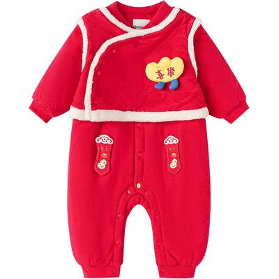 巴拉巴拉童装宝宝内着连体衣年服