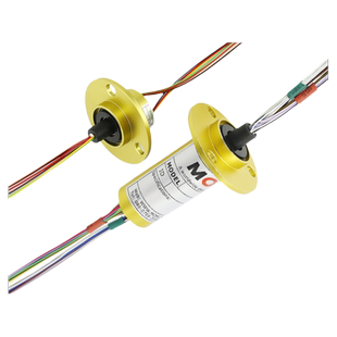 微型导电滑环导电环360度旋转电接头小型可视2路10A30A帽式集电环