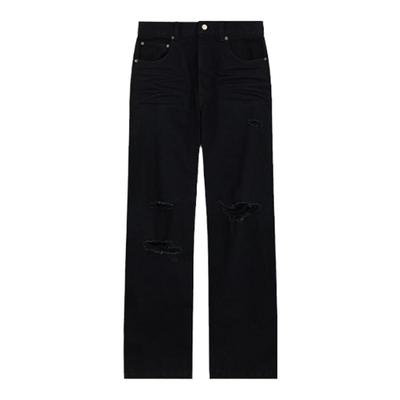 男士牛仔裤WE11DONE做旧早春