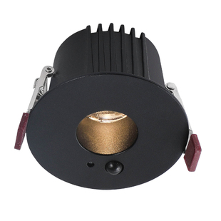 人体感应嵌入式过道阳台玄关智能光控灯5度15度束光聚光射灯75MM