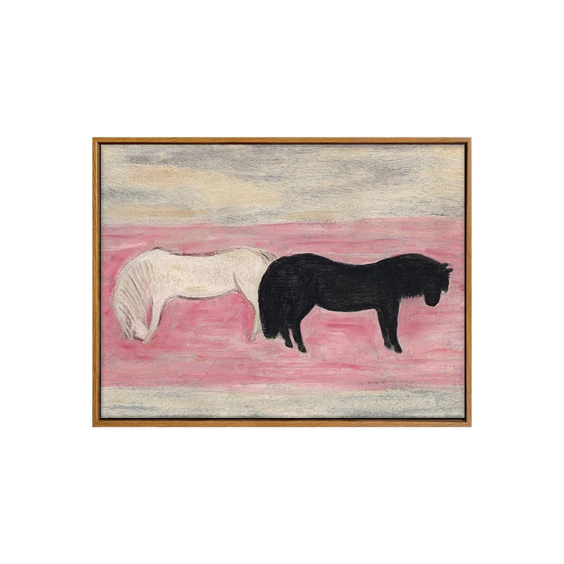 雅调中古风常玉的马diy数字油画
