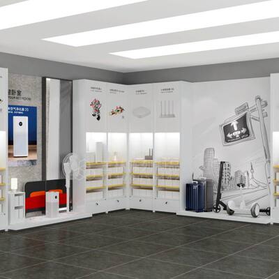 商场厂家手机店整店展柜手机电脑体验台中岛桌通信电子产品展示柜