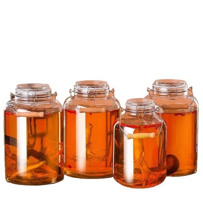 玻璃密封酒瓶6斤圆形|千人加购