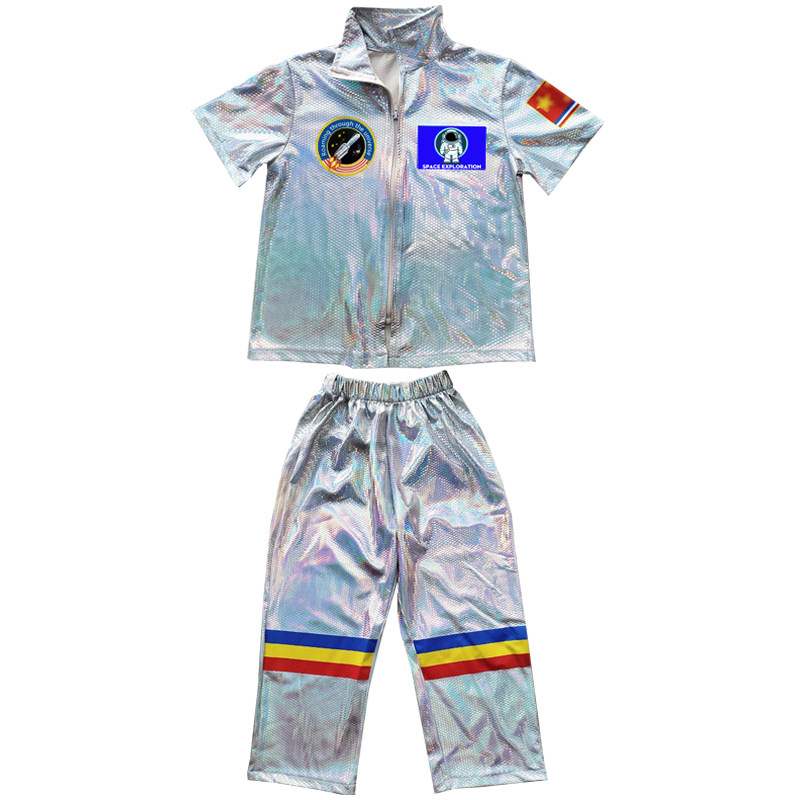 儿童科技感舞蹈服六一幼儿园元宇宙机器人演出服未来航天宇航员服