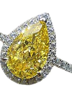 PRINGXY女款简约时尚水滴戒指