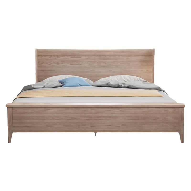 政府补贴榫卯纯实木双人床2025新款北欧日式1.8m卧室白蜡木实木床