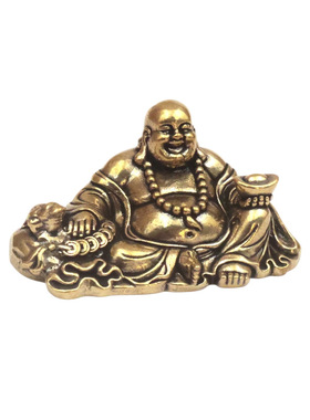 创意黄铜弥列佛大肚笑佛摆件