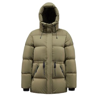 君羽户外羽绒服女中长款800蓬白鹅绒冬季加厚保暖鹅绒服女外套168