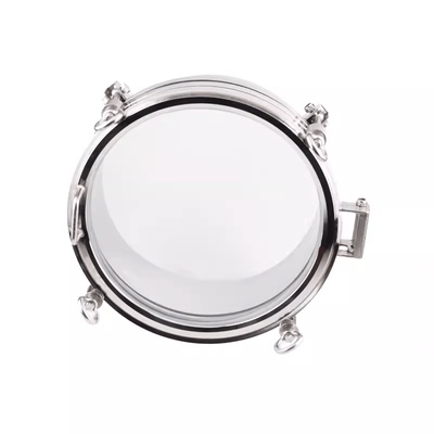 304不锈钢全玻璃观察视窗人孔盖