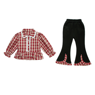 女童春季套装2026新款小童超好看韩系女宝宝春装洋气时髦儿童衣服