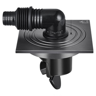 潜水艇全自动洗衣机专用地漏封闭盖全密封防臭防反水溢水三通接头