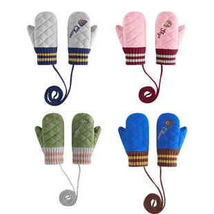 汪汪队可挂绳手套儿童手套连指冬天2024新款男童女童手套加绒加厚