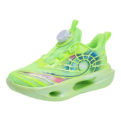 Bobdog/巴布豆春季新款男童运动鞋网面透气软底儿童中大童跑步鞋