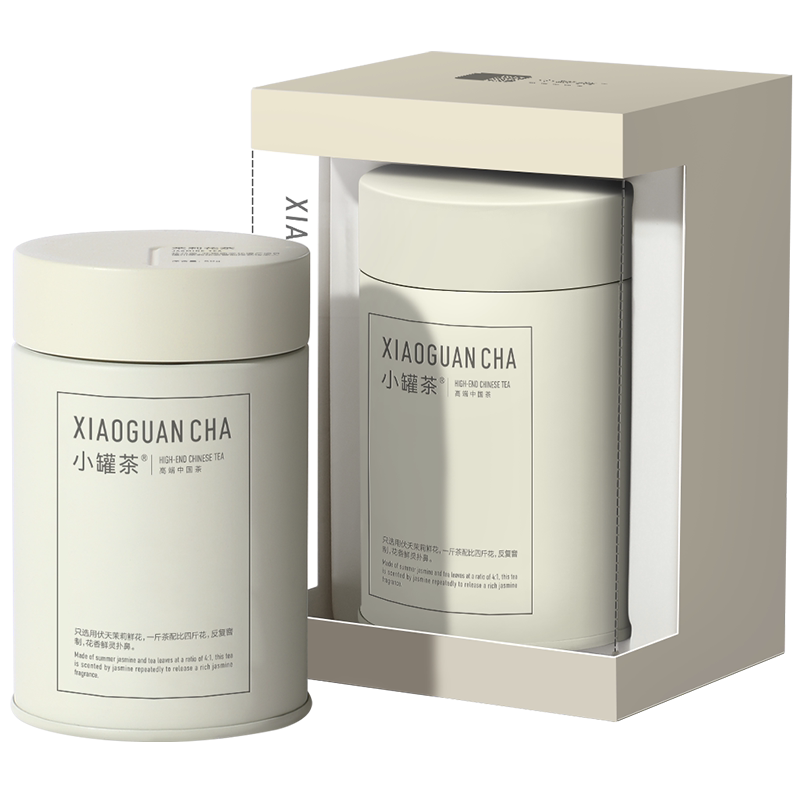 小罐茶特级茉莉花茶彩多泡冷泡茶叶铁观音大红袍金骏眉红茶自己喝