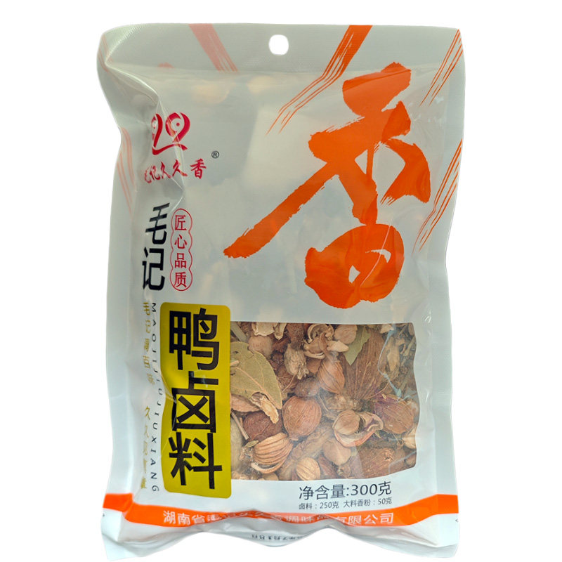 常德毛记鸭卤料鸭脖鸭头鸭爪绝味