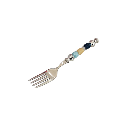 树的岛不锈钢餐叉黄油刀串珠餐具