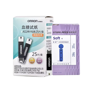 欧姆龙血糖试纸 AS1 适用HGM-111/112/114 GH83换新 血糖测试仪