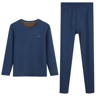 猫人男士保暖内衣加绒加厚秋衣裤套装男生秋冬防寒保暖衣2026新款