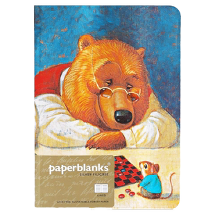 【停产】paperblanks佩兰克笔记本本子行乐者记事本日记本摘抄手帐本手账本儿童小学生送礼礼物卡通可爱动物