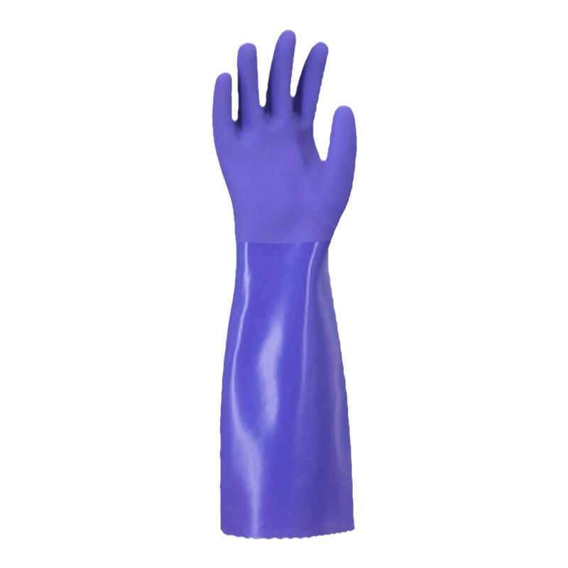 手套家务洗碗厨房耐用一体绒保暖加厚加长胶皮加绒洗衣服清洁橡胶