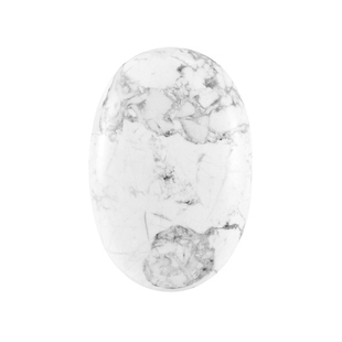 椭圆白色绿松石手把件天然原石白纹石手握盘玩把玩件装饰摆件石头