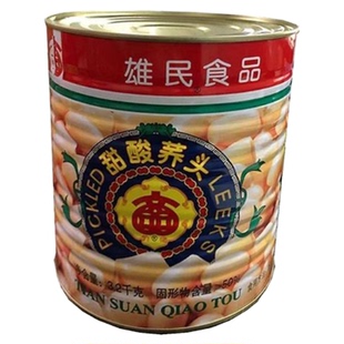 雄民甜酸荞头3.2KG 罐酸甜荞头雄民荞头腌制酱菜藠头泡菜餐前小菜
