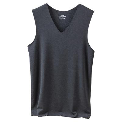 加绒加厚紧身自发热磨毛保暖背心