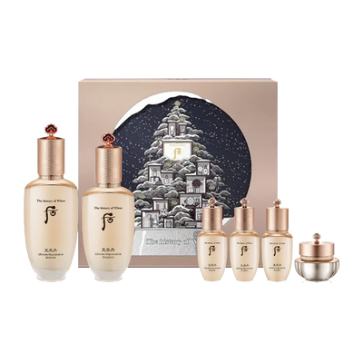 WHOO后天率丹水乳套盒正品官方旗舰店深层滋润补水保湿提拉紧致