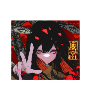 AbyssGaming红玉二次元钢化玻璃鼠标垫女生电竞游戏FPS专用超大号