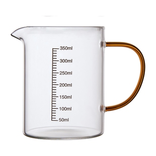高硼硅玻璃量杯儿童刻度牛奶杯微波炉可加热杯子早餐杯燕麦杯水杯