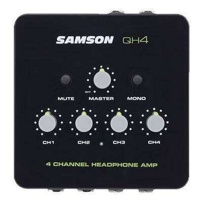 SAMSON 山逊 QH4 4路 四通道耳机分配器 耳机放大器录音 电脑音乐