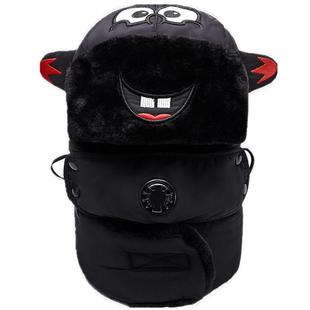 可爱雷锋帽女冬季韩版潮流保暖骑车防风帽子加厚防寒东北棉帽子男