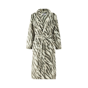 Lazy Daisy Freja系列 斑马纹星河珊瑚绒睡袍法式高级感长款浴袍