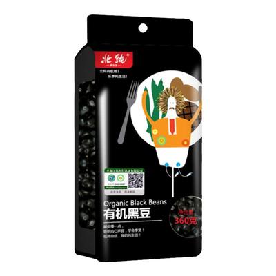 北纯有机黑豆360g绿芯杂粮