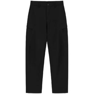 【简约拼接】LLEXP科技羊毛裤2025年新款男城市机能微阔休闲裤