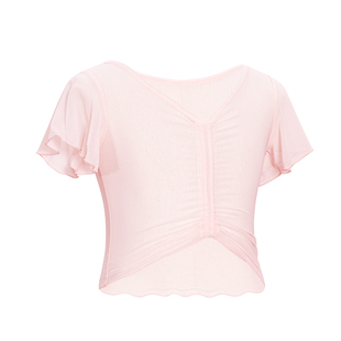 儿童芭蕾网纱上衣纱衣外套女童春夏季古典舞练功服罩衫舞蹈服坎肩