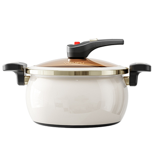 珐琅搪瓷微压汤锅家用无涂层炖煮汤锅不粘双耳锅燃气电磁炉通用H