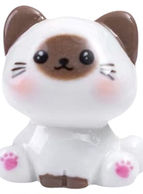 微景观可爱小猫小猪动物萌粒摆件