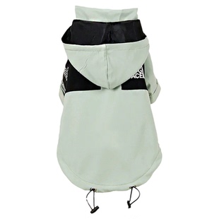 潮牌狗衣服边牧可卡泰迪比熊柴犬雪纳瑞中小型犬狗面冲锋衣秋冬款