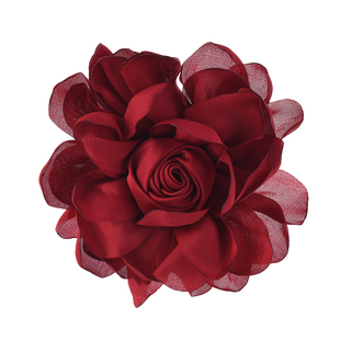 复古气质温柔山茶花胸针法式优雅花朵别针女高级感胸花西装配饰品