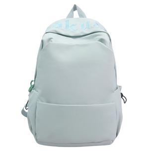 超火双肩包简约初高中学生书包女新款男大容量双肩包短途旅行背包