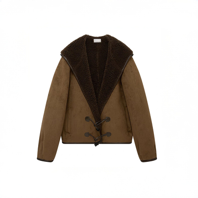 2025冬季新款时尚保暖美拉德外套