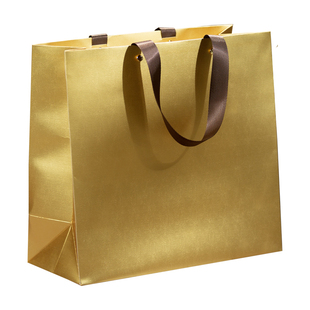 年货酒类礼品袋纯金色高档质感纹理手提加厚特种纸纸袋
